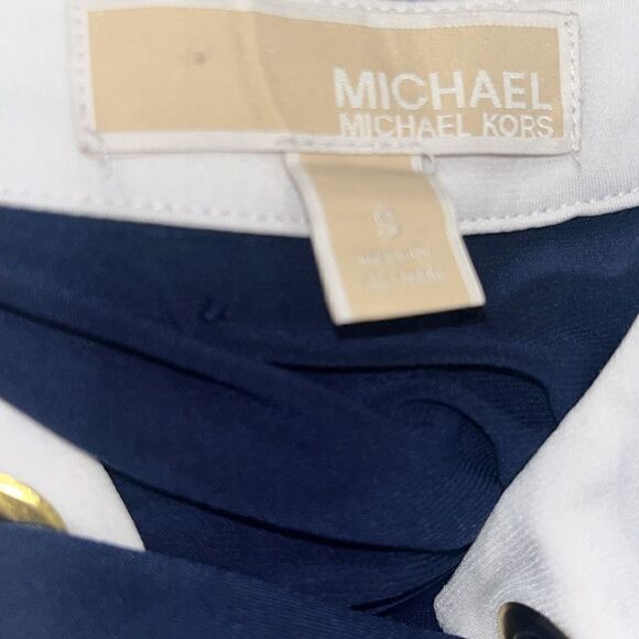 MICHAEL Michael Kors Navy and White top - Picture 6 of 7